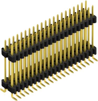 Fischer Elektronik Stiftleiste (Standard) Anzahl Reihen: 2 SLVW11SMD12742G 10St.