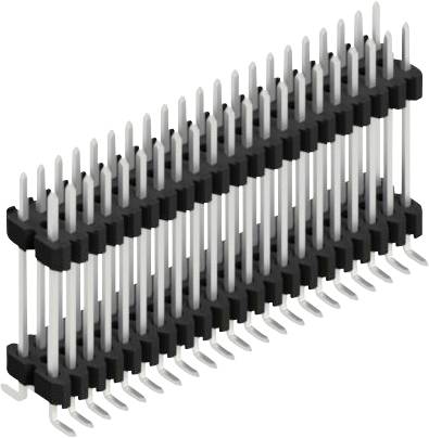 Fischer Elektronik Stiftleiste (Standard) Anzahl Reihen: 2 SLVW11SMD12742Z 10St.