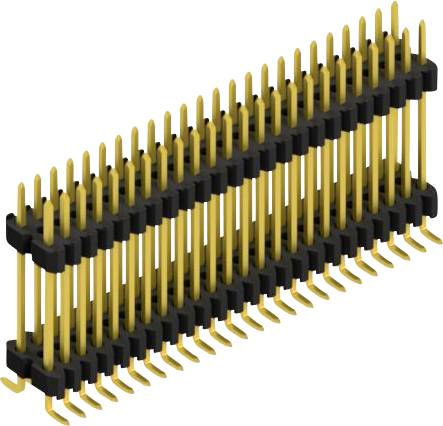 Fischer Elektronik Stiftleiste (Standard) Anzahl Reihen: 2 SLVW11SMD12748G 10St.