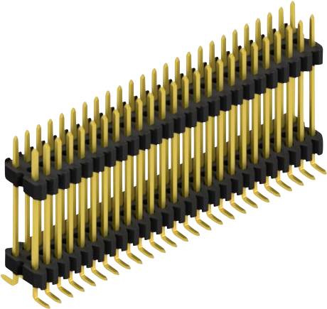 Fischer Elektronik Stiftleiste (Standard) Anzahl Reihen: 2 SLVW11SMD12750G 10St.