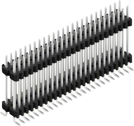 Fischer Elektronik Stiftleiste (Standard) Anzahl Reihen: 2 SLVW11SMD12750Z 10St.