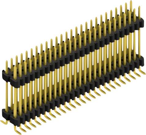 Fischer Elektronik Stiftleiste (Standard) Anzahl Reihen: 2 SLVW11SMD12752G 10St.