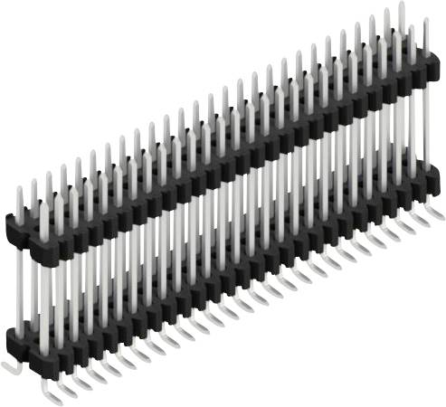 Fischer Elektronik Stiftleiste (Standard) Anzahl Reihen: 2 SLVW11SMD12754Z 10St.
