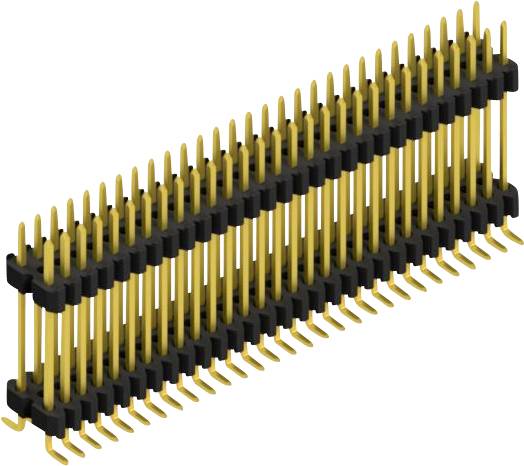 Fischer Elektronik Stiftleiste (Standard) Anzahl Reihen: 2 SLVW11SMD12758G 10St.