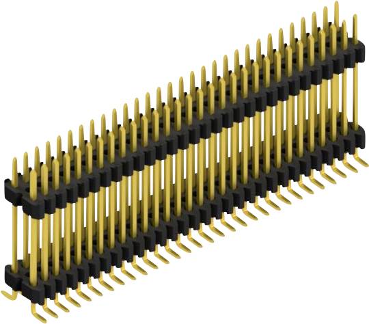 Fischer Elektronik Stiftleiste (Standard) Anzahl Reihen: 2 SLVW11SMD12760G 10St.