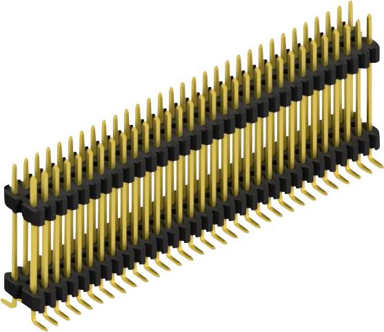 Fischer Elektronik Stiftleiste (Standard) Anzahl Reihen: 2 SLVW11SMD12762G 10St.