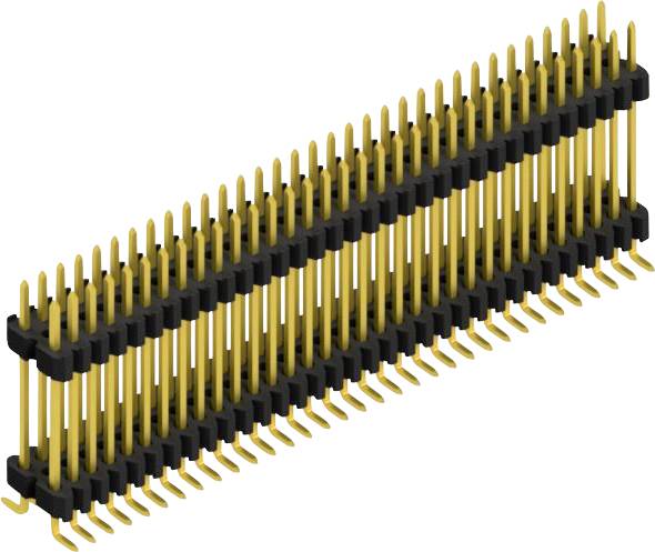 Fischer Elektronik Stiftleiste (Standard) Anzahl Reihen: 2 SLVW11SMD12766G 10St.