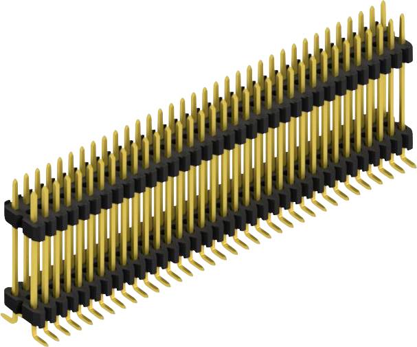 Fischer Elektronik Stiftleiste (Standard) Anzahl Reihen: 2 SLVW11SMD12768G 10St.