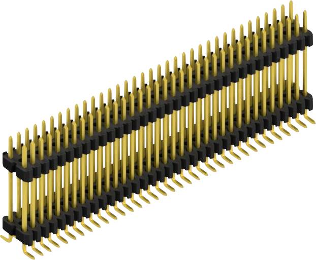Fischer Elektronik Stiftleiste (Standard) Anzahl Reihen: 2 SLVW11SMD12770G 10St.