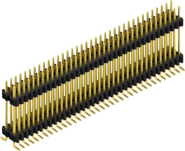 Fischer Elektronik Stiftleiste (Standard) Anzahl Reihen: 2 10162774 10St.