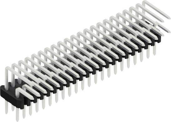 Fischer Elektronik Stiftleiste (Standard) Anzahl Reihen: 2 SLVW2KA03044Z 10St.
