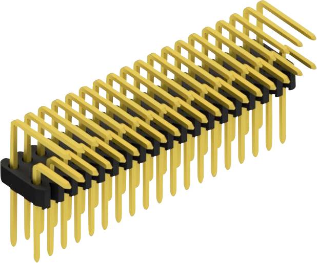 Fischer Elektronik Stiftleiste (Standard) Anzahl Reihen: 2 SLVW2KA05438G 10St.