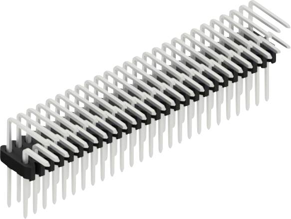 Fischer Elektronik Stiftleiste (Standard) Anzahl Reihen: 2 SLVW2KA05452Z 10St.