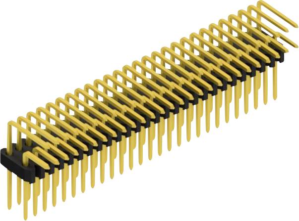 Fischer Elektronik Stiftleiste (Standard) Anzahl Reihen: 2 SLVW2KA05454G 10St.