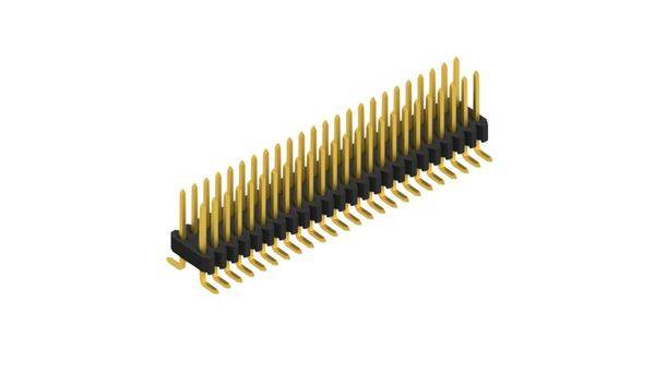 Fischer Elektronik Stiftleiste (Standard) Anzahl Reihen: 2 SLVW2SMD04848G 10St.
