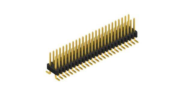 Fischer Elektronik Stiftleiste (Standard) Anzahl Reihen: 2 SLVW2SMD04850G 10St.