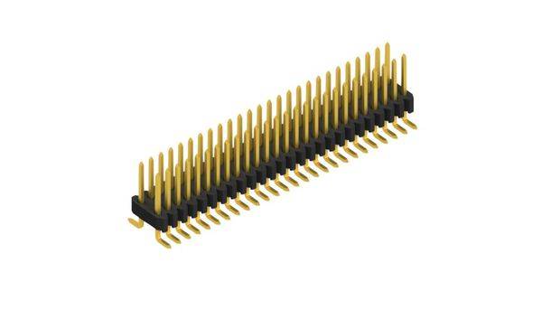 Fischer Elektronik Stiftleiste (Standard) Anzahl Reihen: 2 SLVW2SMD04852G 10St.
