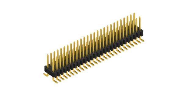 Fischer Elektronik Stiftleiste (Standard) Anzahl Reihen: 2 SLVW2SMD04854G 10St.