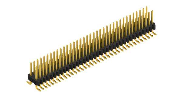 Fischer Elektronik Stiftleiste (Standard) Anzahl Reihen: 2 SLVW2SMD04872G 10St.