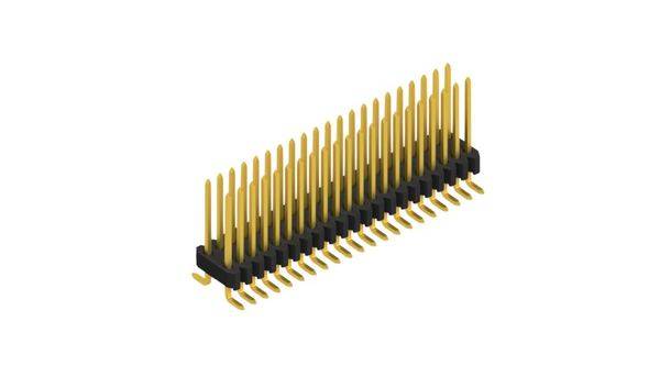 Fischer Elektronik Stiftleiste (Standard) Anzahl Reihen: 2 SLVW2SMD07342G 10St.