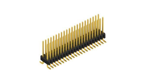 Fischer Elektronik Stiftleiste (Standard) Anzahl Reihen: 2 SLVW2SMD07344G 10St.