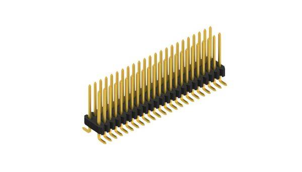Fischer Elektronik Stiftleiste (Standard) Anzahl Reihen: 2 SLVW2SMD07346G 10St.