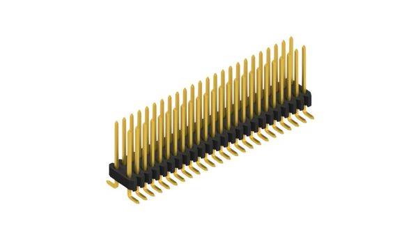 Fischer Elektronik Stiftleiste (Standard) Anzahl Reihen: 2 SLVW2SMD07348G 10St.