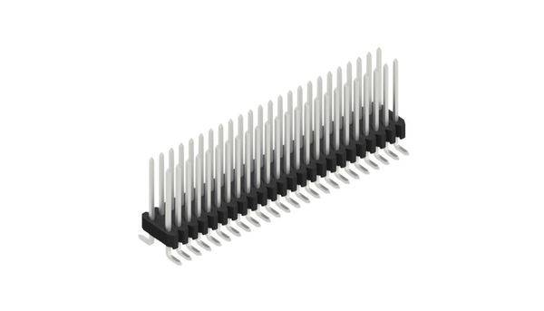 Fischer Elektronik Stiftleiste (Standard) Anzahl Reihen: 2 SLVW2SMD07348Z 10St.