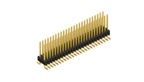 Fischer Elektronik Stiftleiste (Standard) Anzahl Reihen: 2 SLVW2SMD07350G 10St.