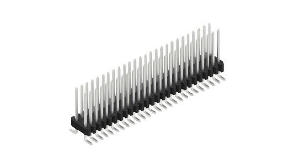 Fischer Elektronik Stiftleiste (Standard) Anzahl Reihen: 2 SLVW2SMD07352Z 10St.