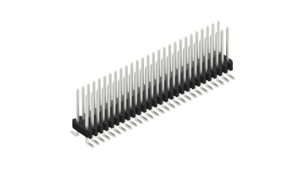 Fischer Elektronik Stiftleiste (Standard) Anzahl Reihen: 2 SLVW2SMD07354Z 10St.