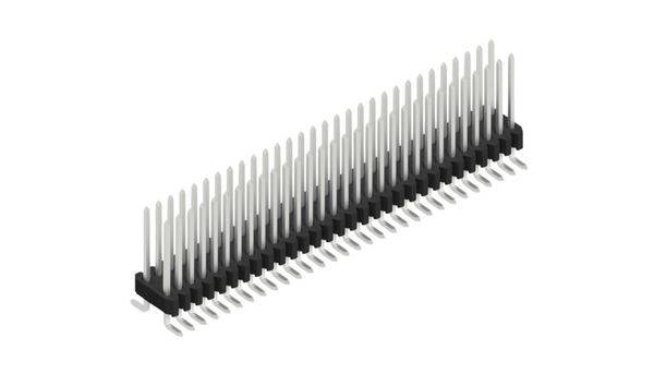 Fischer Elektronik Stiftleiste (Standard) Anzahl Reihen: 2 SLVW2SMD07360Z 10St.