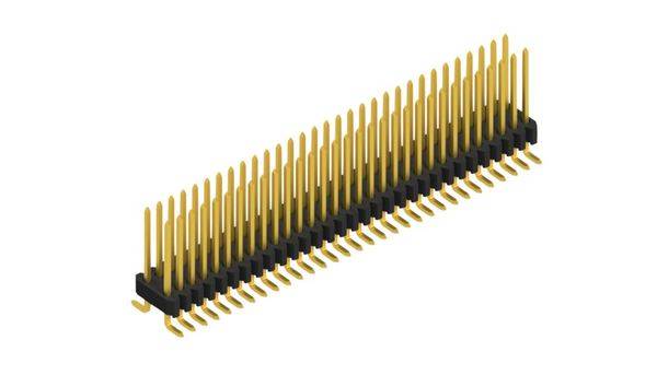 Fischer Elektronik Stiftleiste (Standard) Anzahl Reihen: 2 SLVW2SMD07362G 10St.