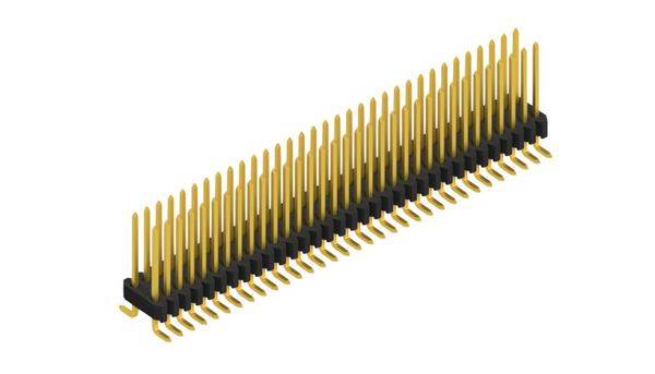 Fischer Elektronik Stiftleiste (Standard) Anzahl Reihen: 2 SLVW2SMD07366G 10St.