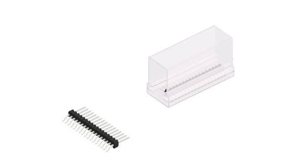 Fischer Elektronik Stiftleiste (Standard) Anzahl Reihen: 1 SLVW3SMD04817ZSM 10St.