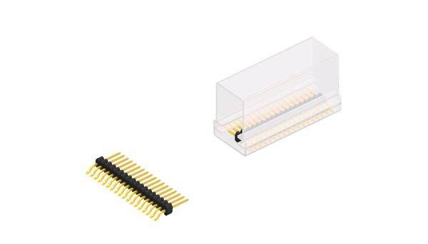 Fischer Elektronik Stiftleiste (Standard) Anzahl Reihen: 1 SLVW3SMD04818GSM 10St.
