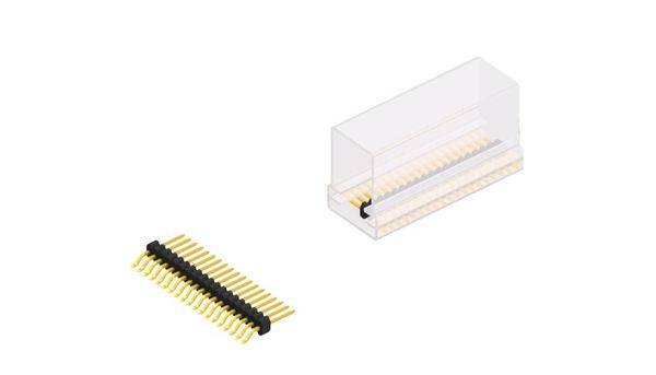 Fischer Elektronik Stiftleiste (Standard) Anzahl Reihen: 1 SLVW3SMD04819GSM 10St.