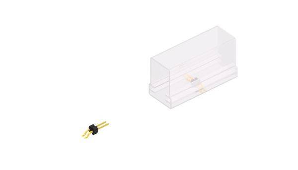 Fischer Elektronik Stiftleiste (Standard) Anzahl Reihen: 1 SLVW3SMD0482GSM 10St.