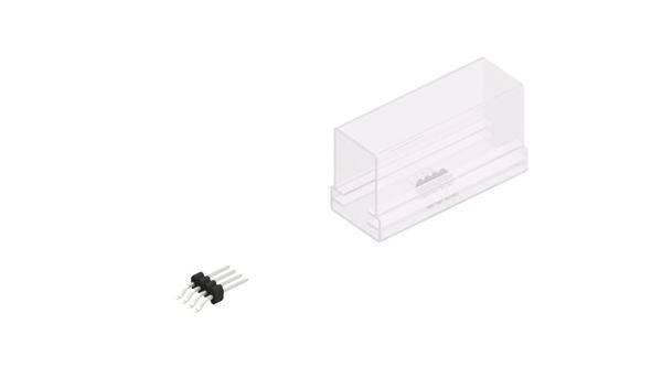 Fischer Elektronik Stiftleiste (Standard) Anzahl Reihen: 1 SLVW3SMD0484ZSM 10St.