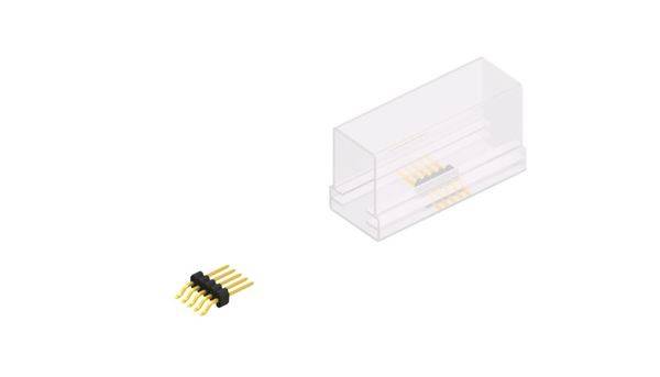 Fischer Elektronik Stiftleiste (Standard) Anzahl Reihen: 1 10138228 10St.