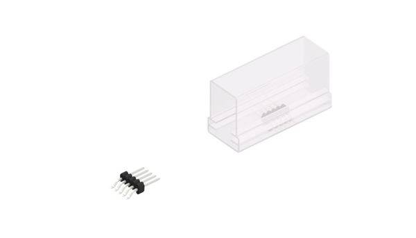 Fischer Elektronik Stiftleiste (Standard) Anzahl Reihen: 1 SLVW3SMD0485ZSM 10St.