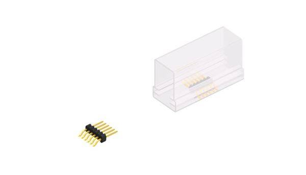Fischer Elektronik Stiftleiste (Standard) Anzahl Reihen: 1 SLVW3SMD0486GSM 10St.