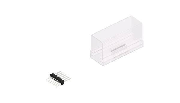 Fischer Elektronik Stiftleiste (Standard) Anzahl Reihen: 1 SLVW3SMD0487ZSM 10St.