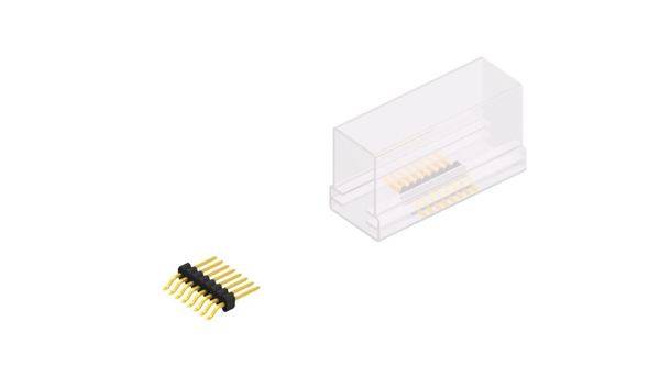 Fischer Elektronik Stiftleiste (Standard) Anzahl Reihen: 1 SLVW3SMD0488GSM 10St.