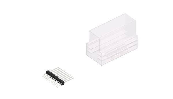 Fischer Elektronik Stiftleiste (Standard) Anzahl Reihen: 1 SLVW3SMD07311ZSM 10St.