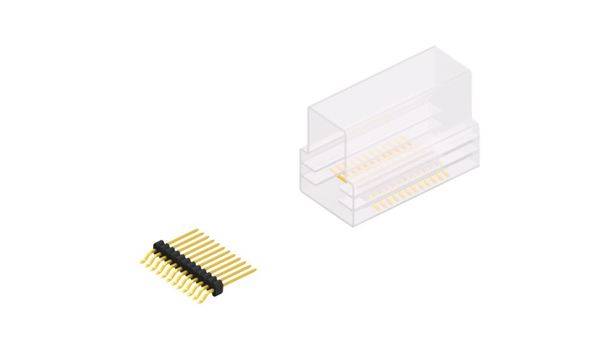 Fischer Elektronik Stiftleiste (Standard) Anzahl Reihen: 1 SLVW3SMD07312GSM 10St.