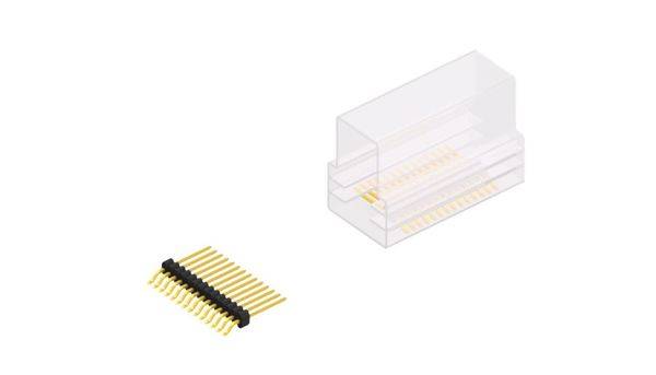 Fischer Elektronik Stiftleiste (Standard) Anzahl Reihen: 1 SLVW3SMD07314GSM 10St.