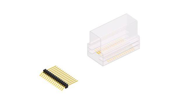 Fischer Elektronik Stiftleiste (Standard) Anzahl Reihen: 1 SLVW3SMD07315GSM 10St.