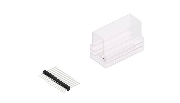 Fischer Elektronik Stiftleiste (Standard) Anzahl Reihen: 1 SLVW3SMD07316ZSM 10St.