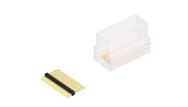 Fischer Elektronik Stiftleiste (Standard) Anzahl Reihen: 1 SLVW3SMD07317GSM 10St.